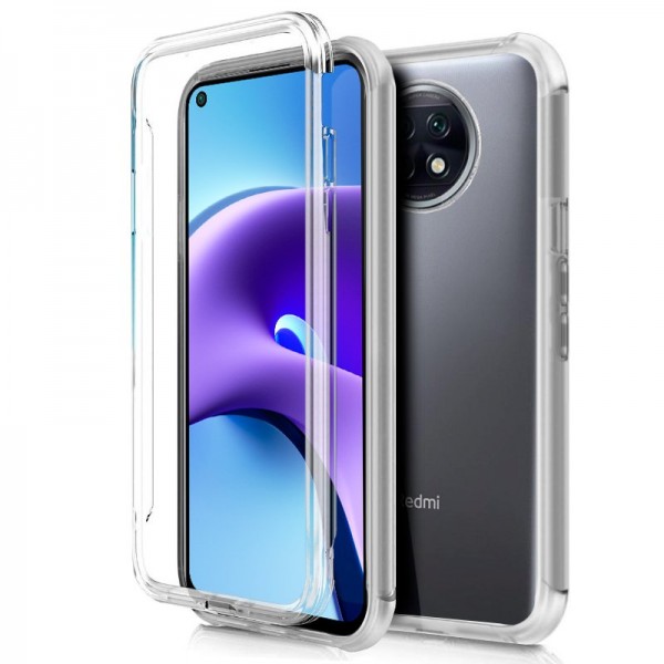 Funda COOL Silicona 3D para Xiaomi Redmi Note 9T (Transparente Frontal + Trasera)