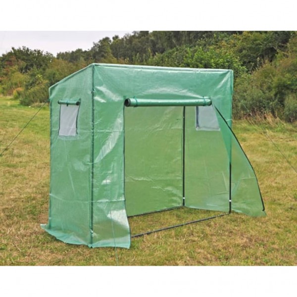 HI Invernadero verde 200x77x169/148 cm