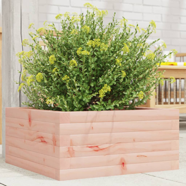 Jardinera de madera maciza Douglas 50x50x23 cm