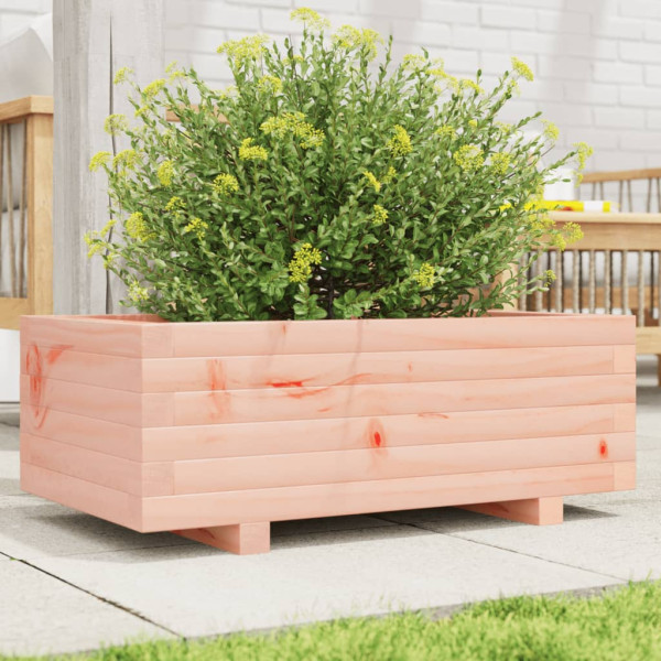 Jardinera de madera maciza Douglas 70x40x26.5 cm