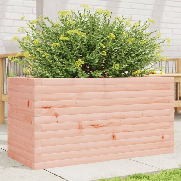 Jardinera de madera maciza Douglas 90x40x46 cm