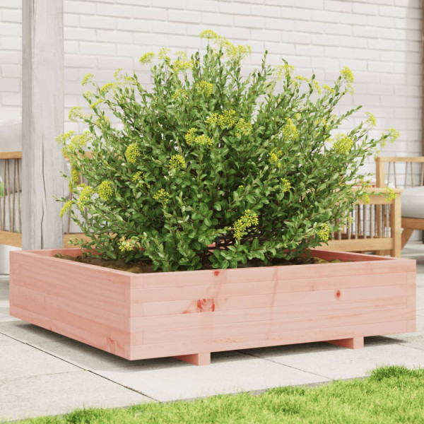 Jardinera madera maciza de abeto Douglas 100x100x26.5 cm