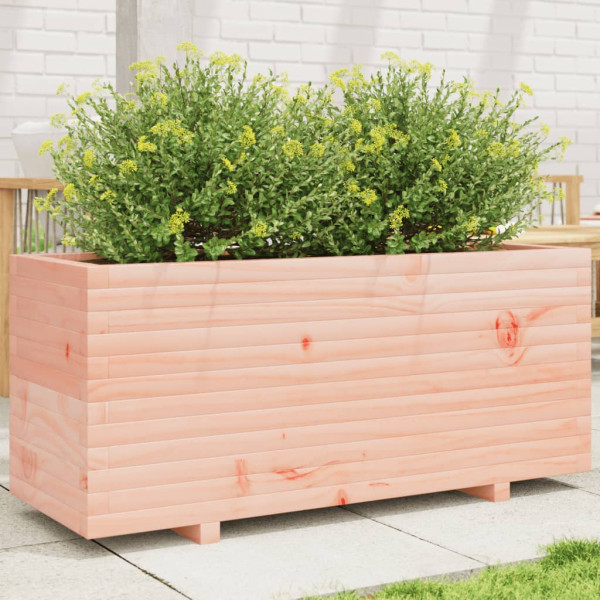 Jardinera madera maciza de abeto Douglas 110x40x49.5 cm