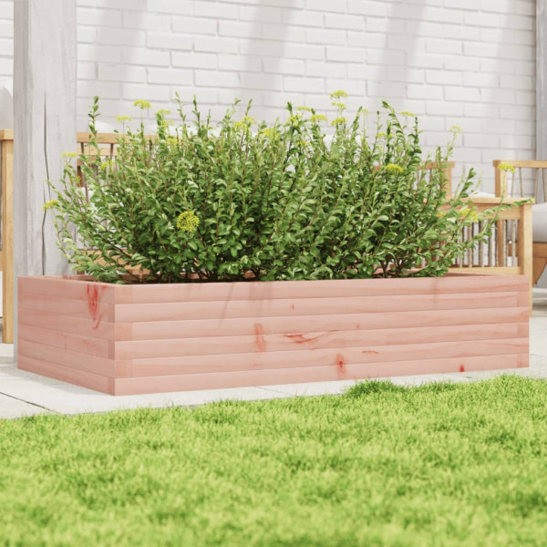 Jardinera madera maciza de abeto Douglas 110x60x23 cm