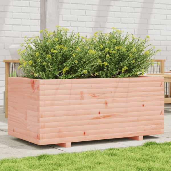 Jardinera madera maciza de abeto Douglas 110x60x49.5 cm