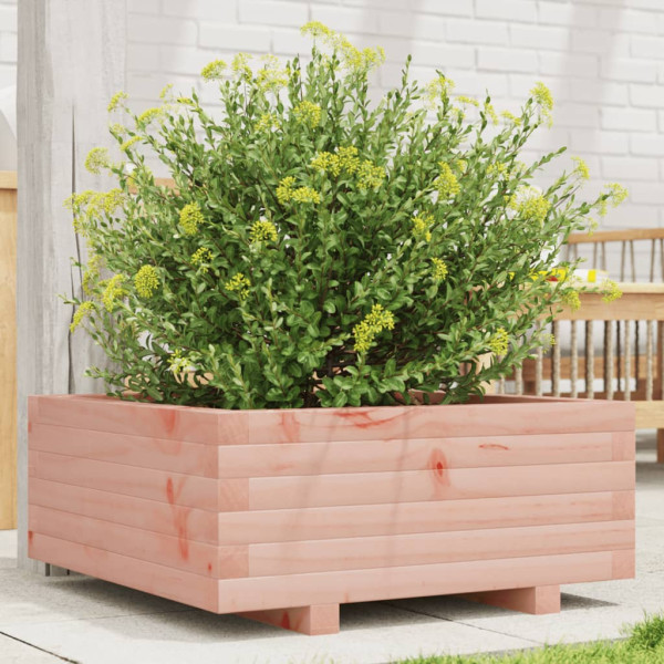 Jardinera madera maciza de abeto Douglas 60x60x26.5 cm