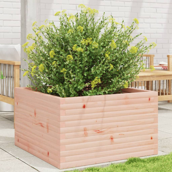 Jardinera madera maciza de abeto Douglas 80x80x46 cm