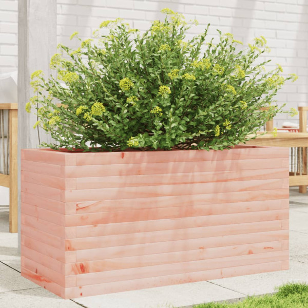 Jardinera madera maciza de abeto Douglas 90x40x45.5 cm