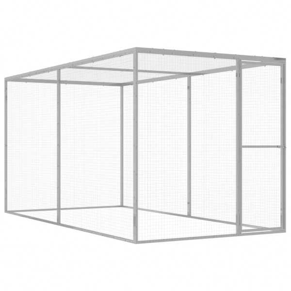 Jaula para gatos acero galvanizado 3x1.5x1.5 m