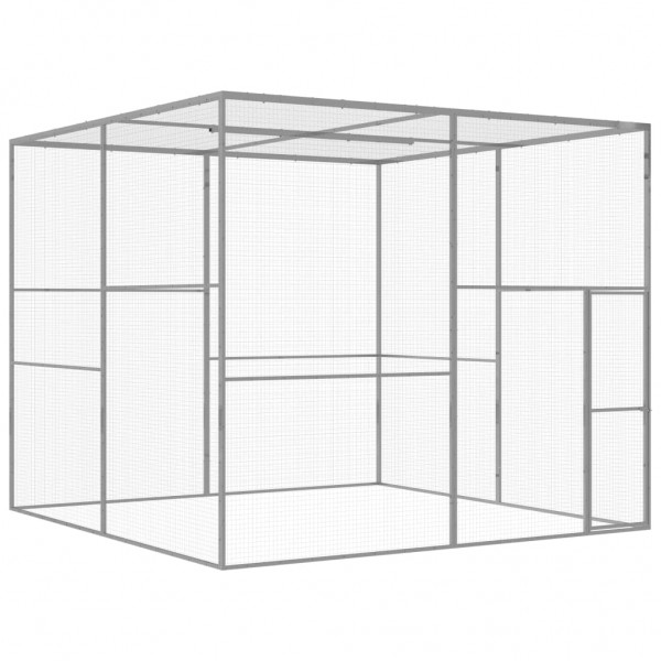 Jaula para gatos acero galvanizado 3x3x2.5 m