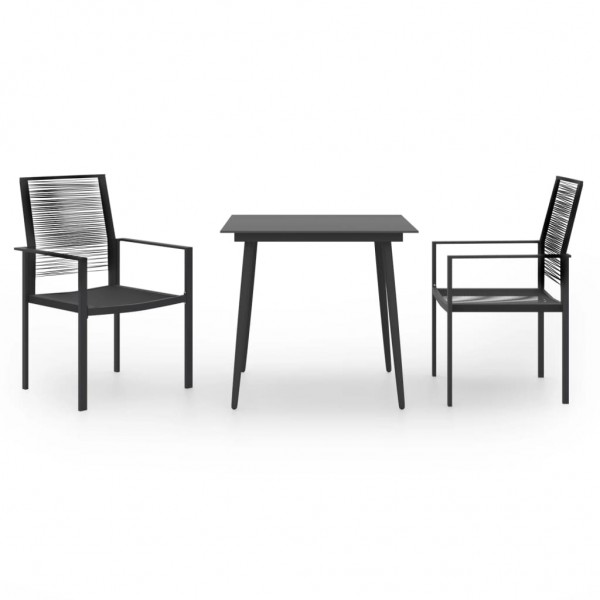 Juego de comedor para jardín 3 piezas