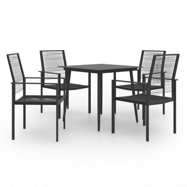 Juego de comedor para jardín 5 piezas