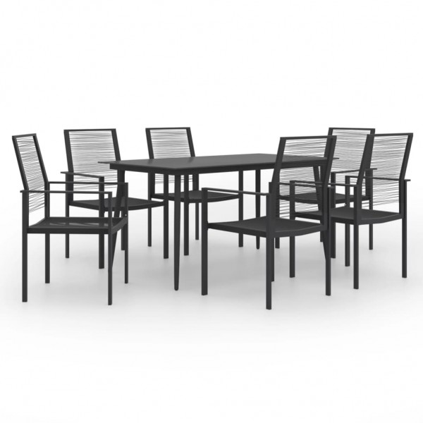 Juego de comedor para jardín 7 piezas