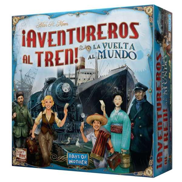 Juego de mesa ¡AVENTUREROS AL TREN! LA VUELTA AL MUNDO