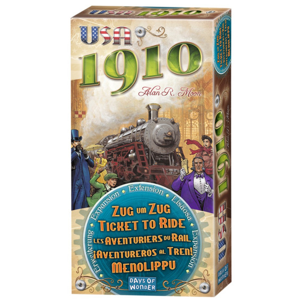 Juego de mesa ¡AVENTUREROS AL TREN! USA 1910