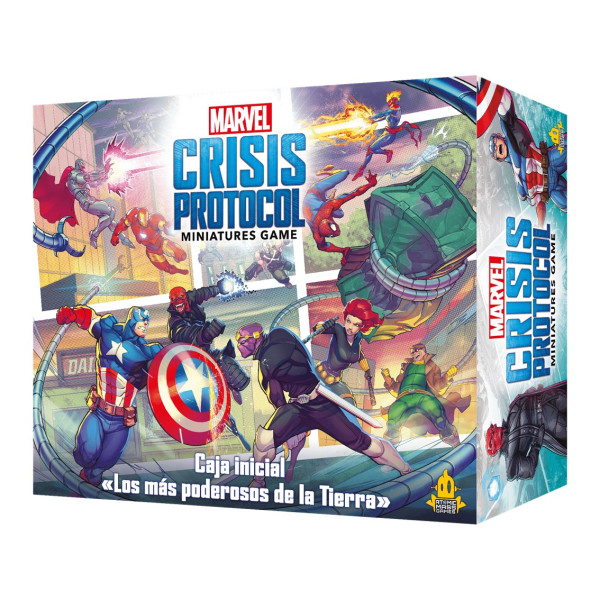 Juego de mesa MARVEL CRISIS PROTOCOL CAJA INICIAL LOS MAS PODEROSOS DE LA TIERRA