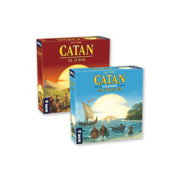 Juegos de mesa CATÁN + EXPANSIÓN CATÁN NAVEGANTES