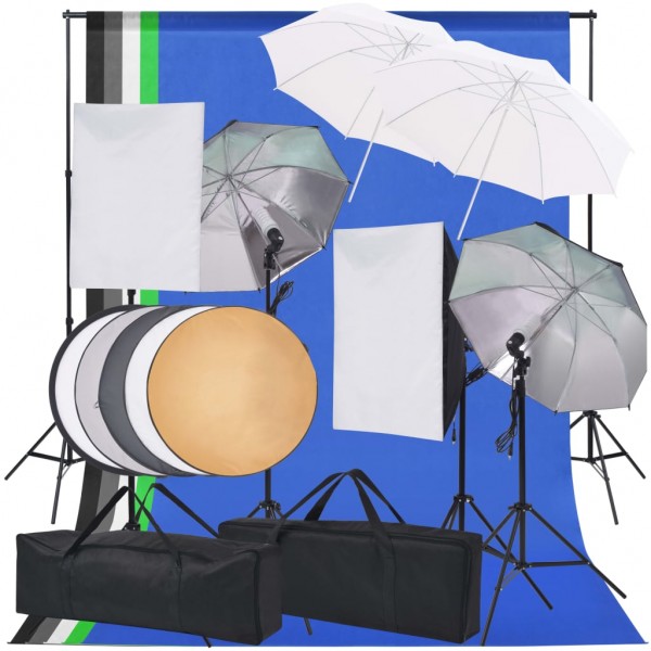 Kit de iluminación de estudio de fotografía