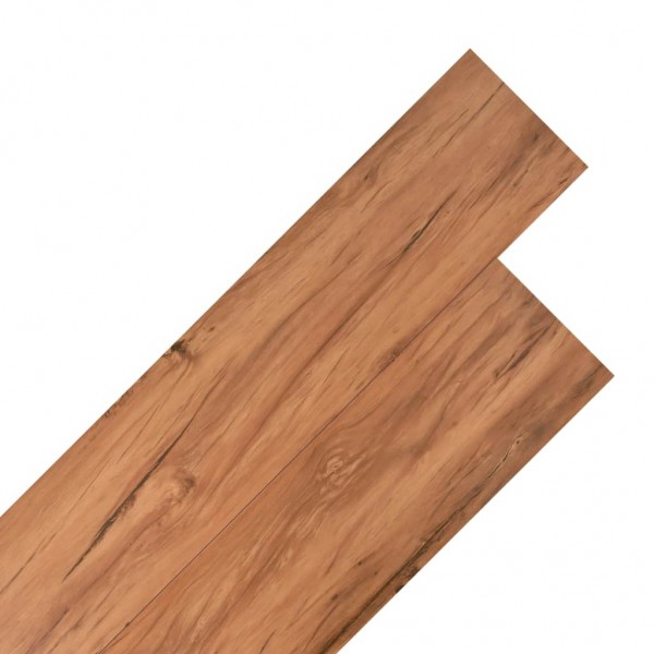 Lamas de suelo no autoadhesivas PVC olmo natural 5.26 m² 2 mm