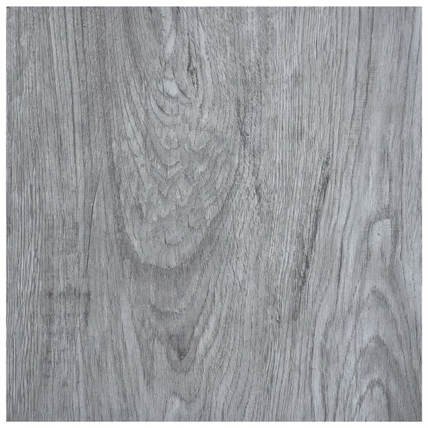 Lamas para suelo autoadhesivas PVC gris claro 5.11 m²