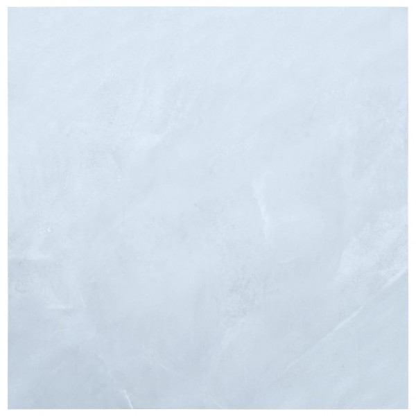 Lamas para suelo autoadhesivas PVC mármol blanco 5.11 m²