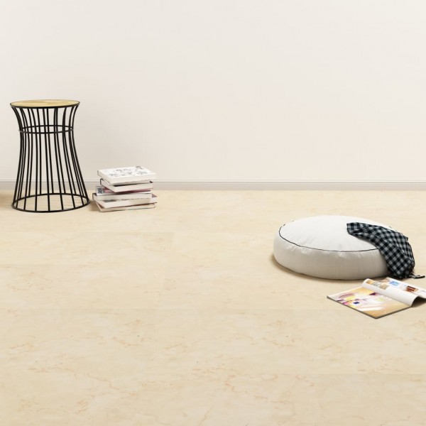 Lamas para suelo de PVC autoadhesivas beige 5.11 m²