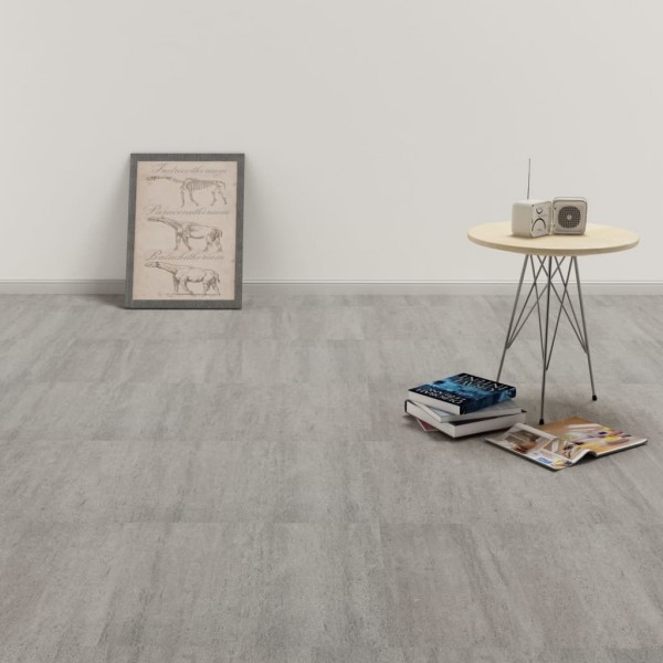 Lamas para suelo de PVC autoadhesivas gris punteado 5.11 m²