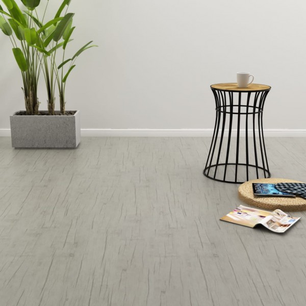 Lamas para suelo PVC autoadhesivas 4.46m² 3 mm roble lavado