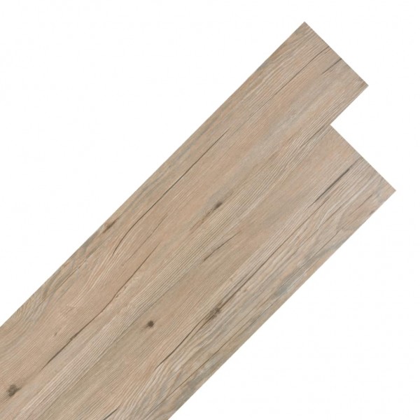 Lamas para suelo PVC autoadhesivas 5.02m² 2mm roble marrón