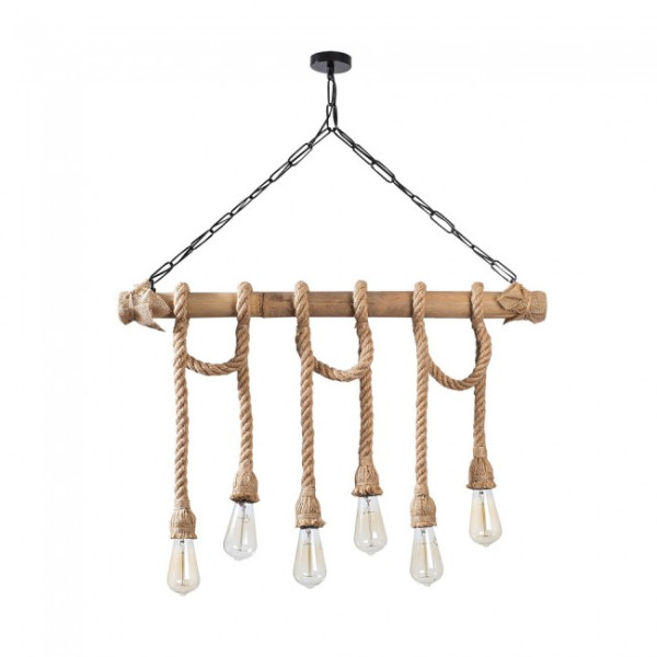 Lámpara colgante Gentry (6 luces)