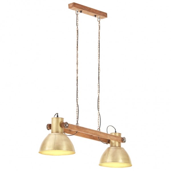 Lámpara colgante industrial 25 W latón 109 cm E27
