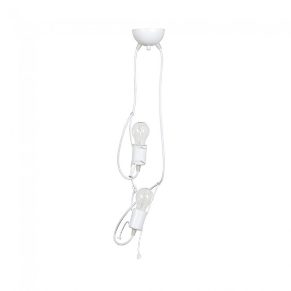 Lámpara colgante infantil Mime Blanco (2 luces)