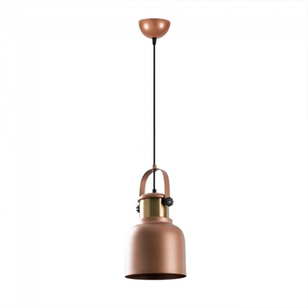 Lámpara colgante retro Momo 21 Cobre
