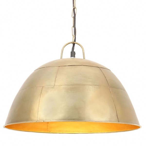 Lámpara colgante vintage redonda 25 W latón 41 cm E27