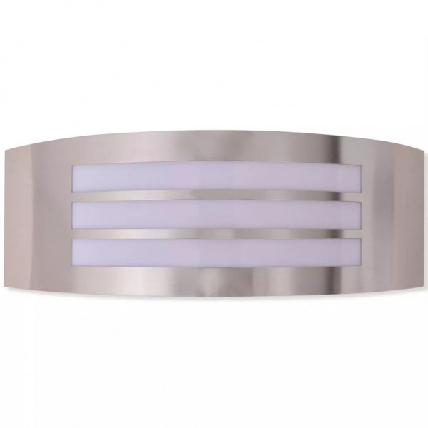 Lámpara de pared de exterior acero inoxidable