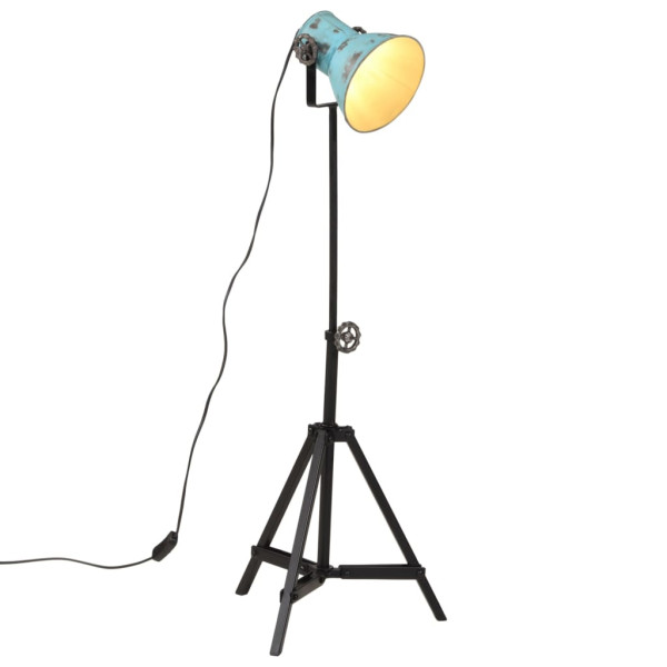 Lámpara de pie azul desgastado 25 W E27 35x35x65/95 cm