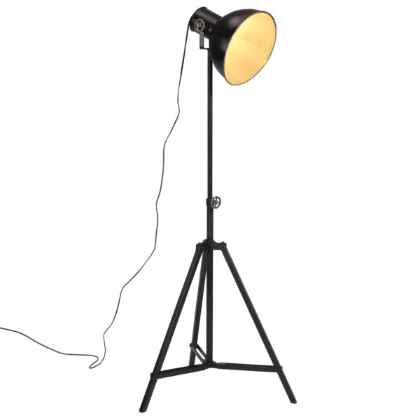 Lámpara de pie negra 25 W E27 61x61x90/150 cm