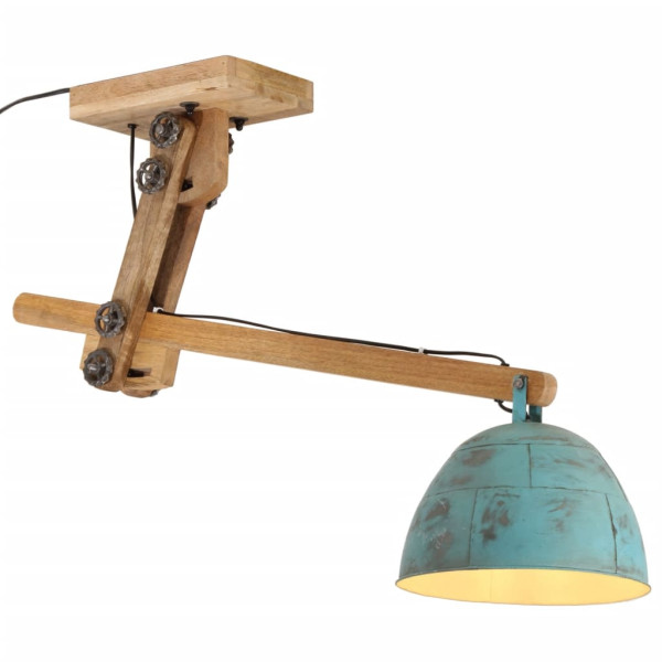 Lámpara de techo azul desgastado 25 W E27 105x30x65-108 cm