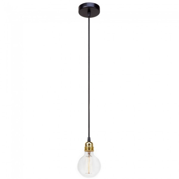 Lámpara de techo Bulb Negro