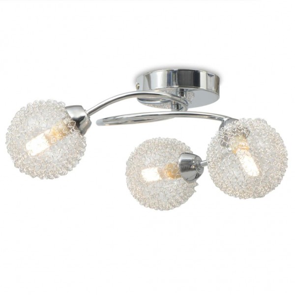Lámpara de techo con 3 bombillas LED G9 120 W