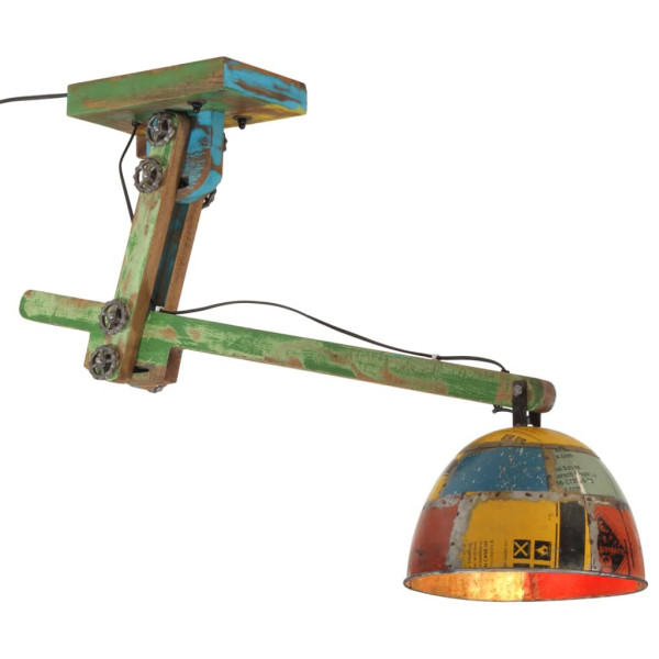 Lámpara de techo de colores 25 W E27 105x30x65-108 cm