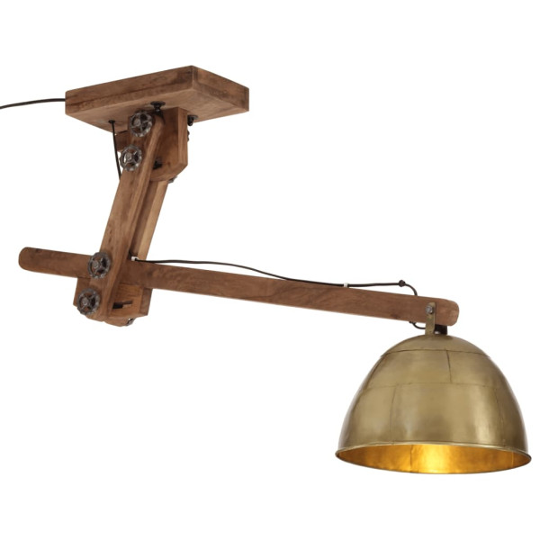 Lámpara de techo latón vintage 25 W E27 105x30x65-108 cm