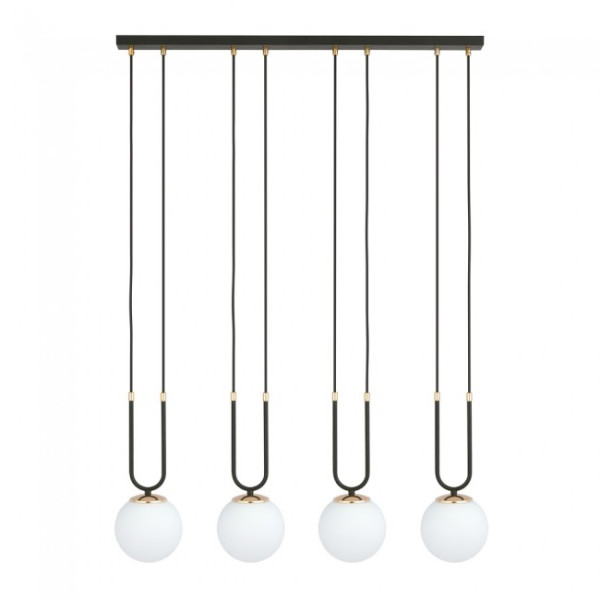 Lámpara de techo Megan Opal (4 luces)