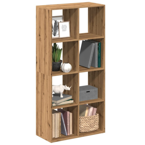 Librería divisora madera roble artisan 69.5x29x137.5 cm