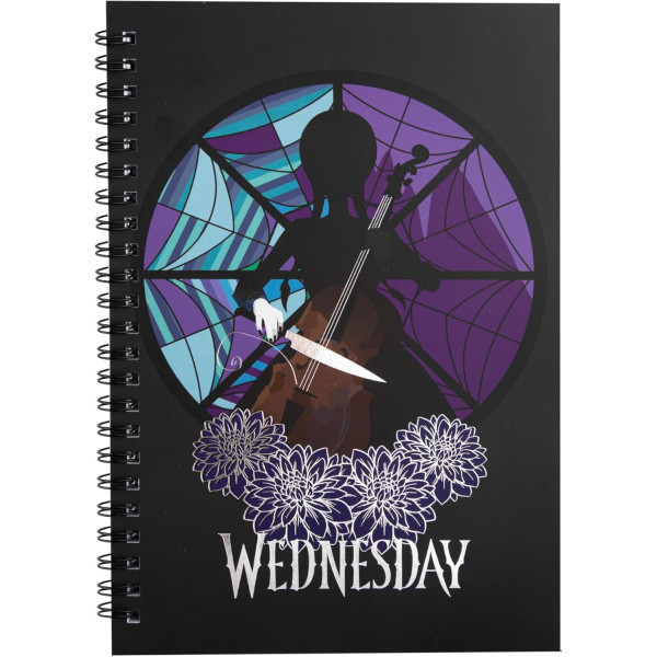Libreta Cinereplicas Wednesday Addams -  Miercoles y Violonchelo