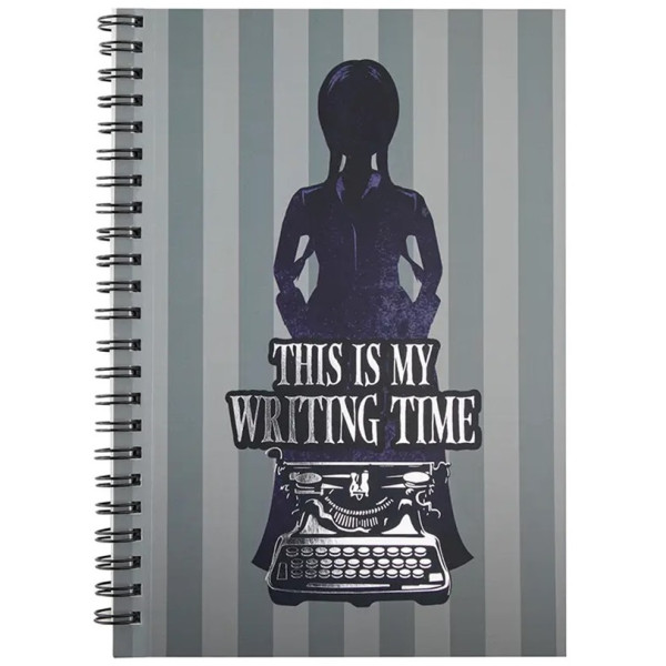 Libreta Cinereplicas Wednesday Addams this is my writing time