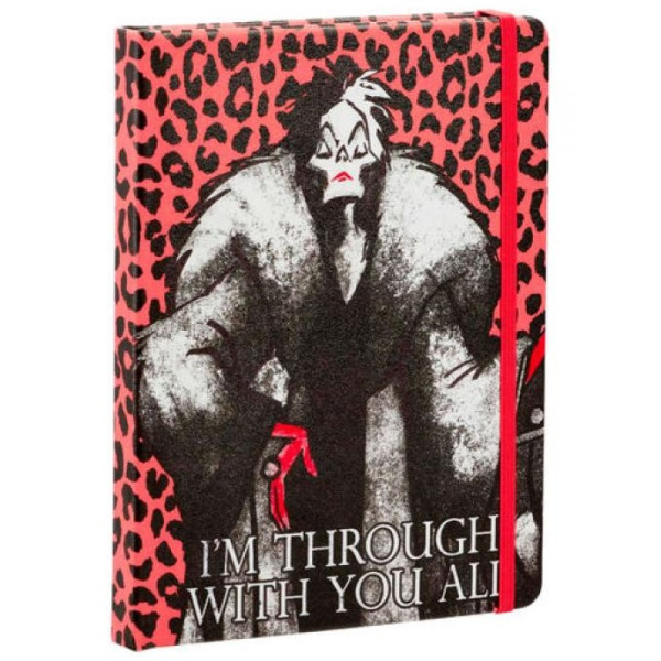 Libreta Disney Villanos Rruella de Vil