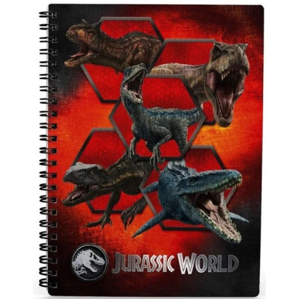 Libreta efecto 3d sd Toys Carnivorous Jurassic World