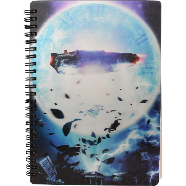 Libreta efecto 3d sd Toys Bttf Delorean Regreso al futuro