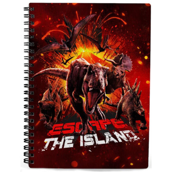 Libreta efecto 3d sd Toys Escape Jurassic World